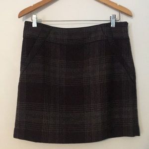 Plaid mini-skirt